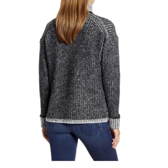 Caslon Black Knit Turtleneck Sweater - Picture 2 of 7